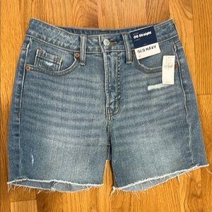 Old Navy High-Waisted OG Jean Cut-Off Shorts -- 5-inch inseam